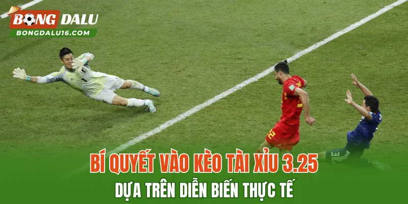 Bí quyết vào kèo Tài Xỉu 3.25 dựa trên diễn biến thực tế