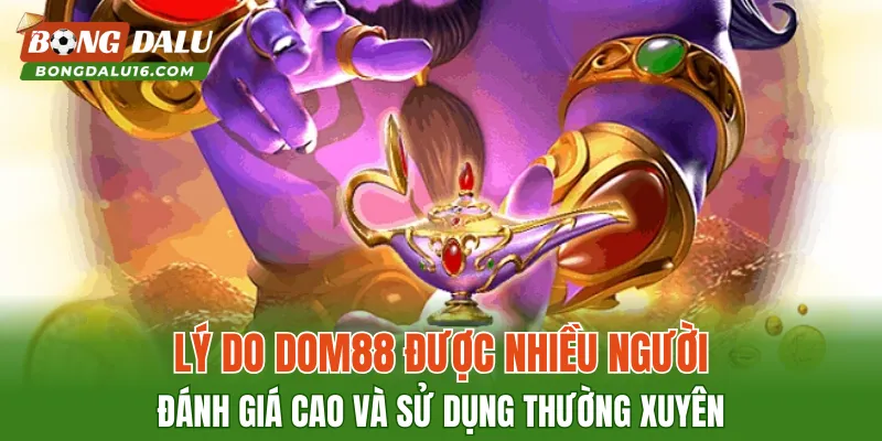 Lý do DOM88 được nhiều người đánh giá cao và sử dụng thường xuyên